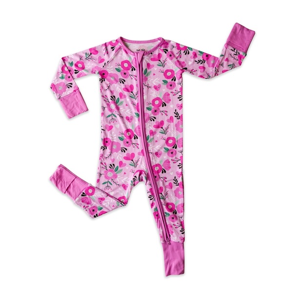 Little Sleepies Other - Little Sleepies Sweetheart Floral Romper